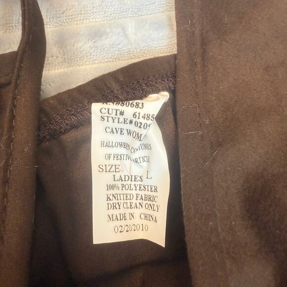 Cave Woman Girl Jungle Animal Fancy Dress Halloween Sexy Adult Costume  Large - Picture 9 of 13